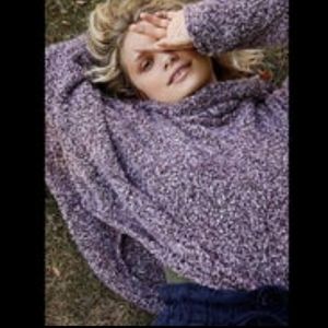 FREE PEOPLE Purple BFF Sweater